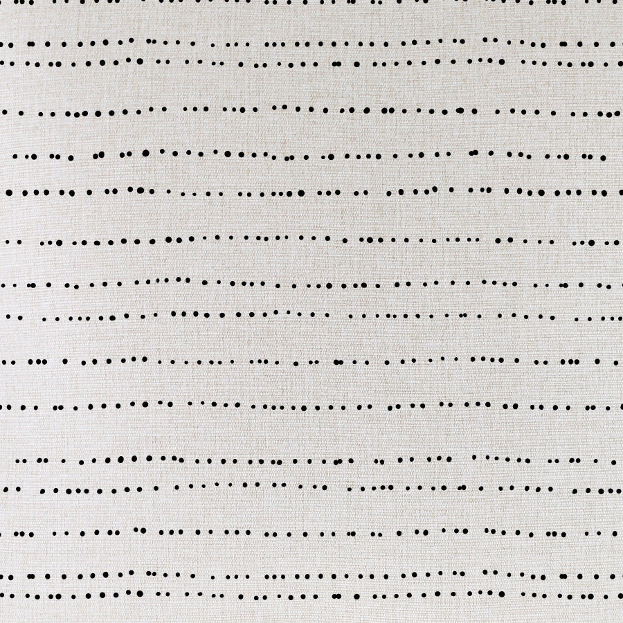 Cushion Cover-With Black Piping-Journey Black-45cm x 45cm-1