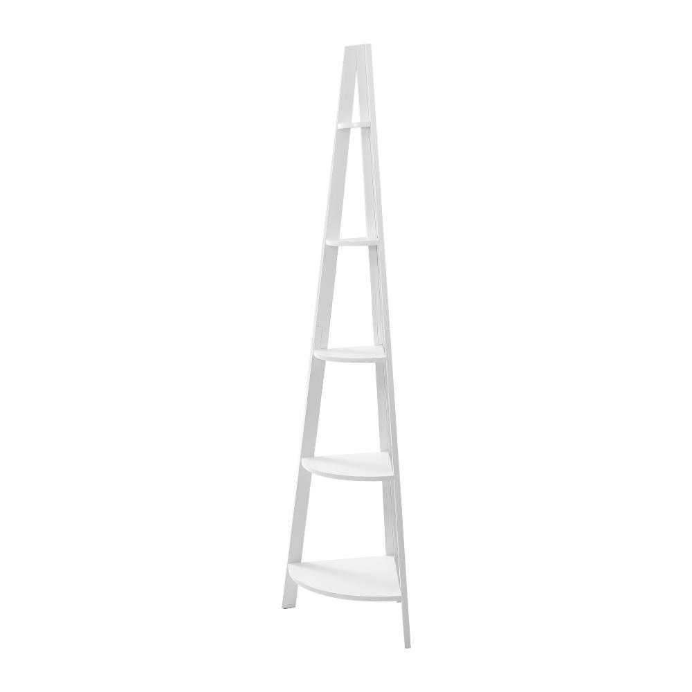 5 Tier Corner Ladder Display Shelf Home Storage Plant Stand Bookshelf-3