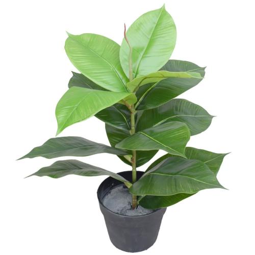 Artificial Potted Rubber Plant 55cm-0