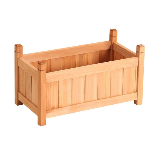 Garden Bed Raised Wooden Planter Box Vegetables 60x30x33cm-0