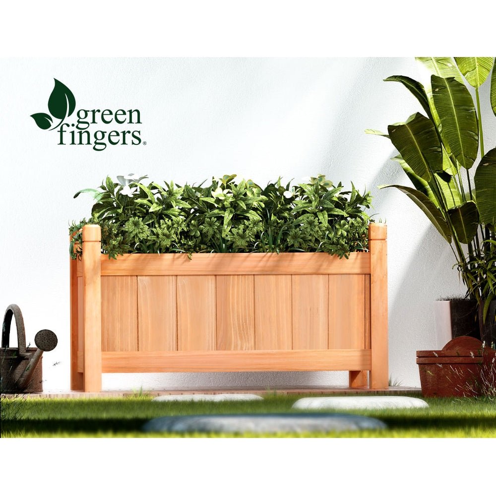 Garden Bed Raised Wooden Planter Box Vegetables 60x30x33cm-6