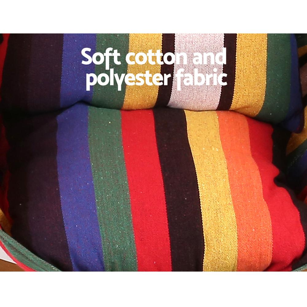 Hammock with Wooden Hammock Stand-5