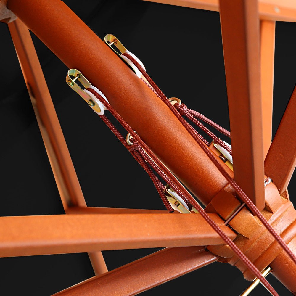 Outdoor Umbrella 2.7M Pole Cantilever Stand Garden Umbrellas Patio Black-2