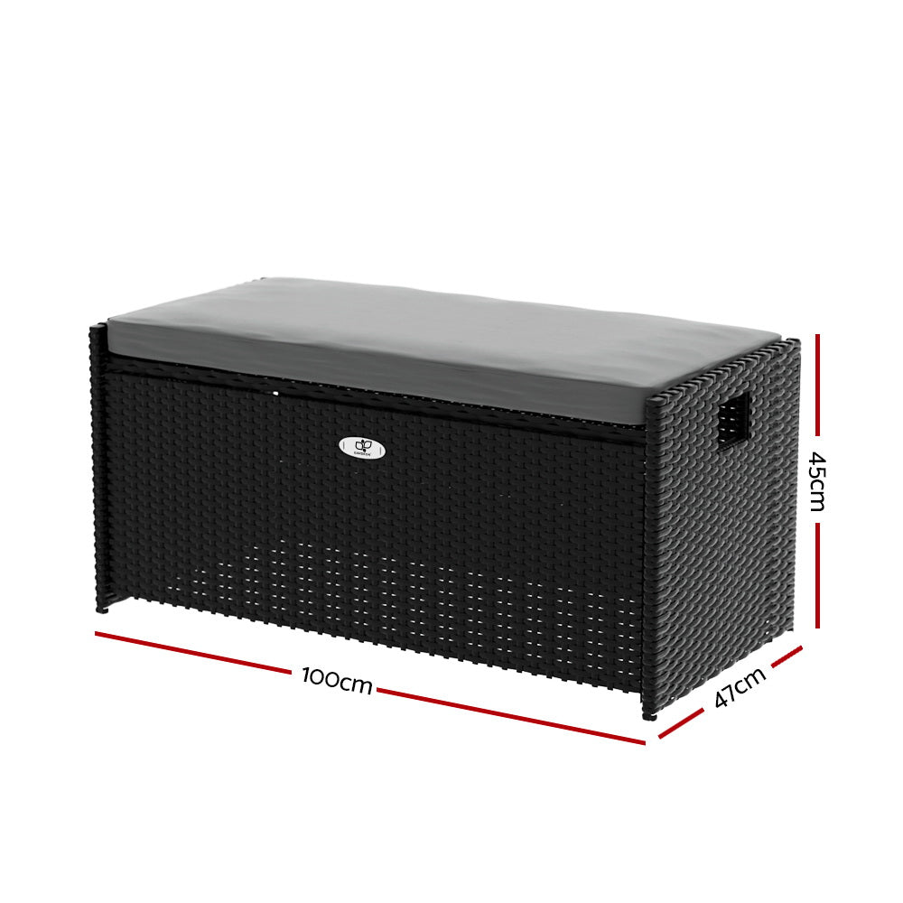 Outdoor Storage Bench Box Seat-2