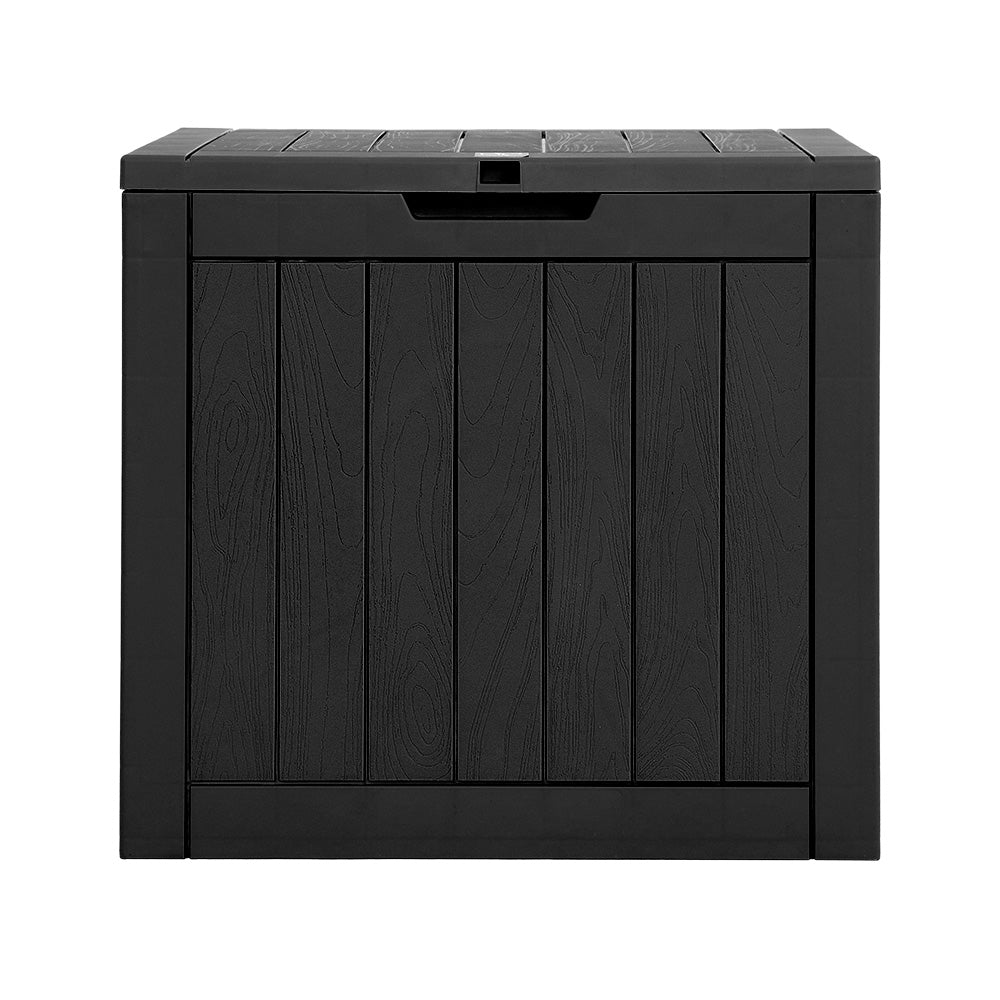 Outdoor Storage Box 118L Black-3