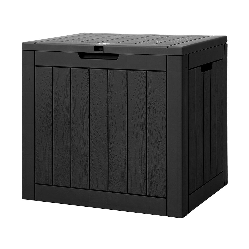 Outdoor Storage Box 118L Black-1