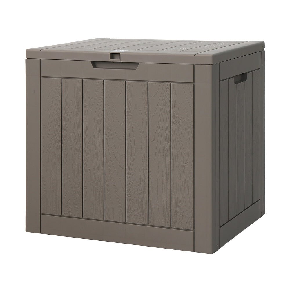Outdoor Storage Box 118L Grey-1