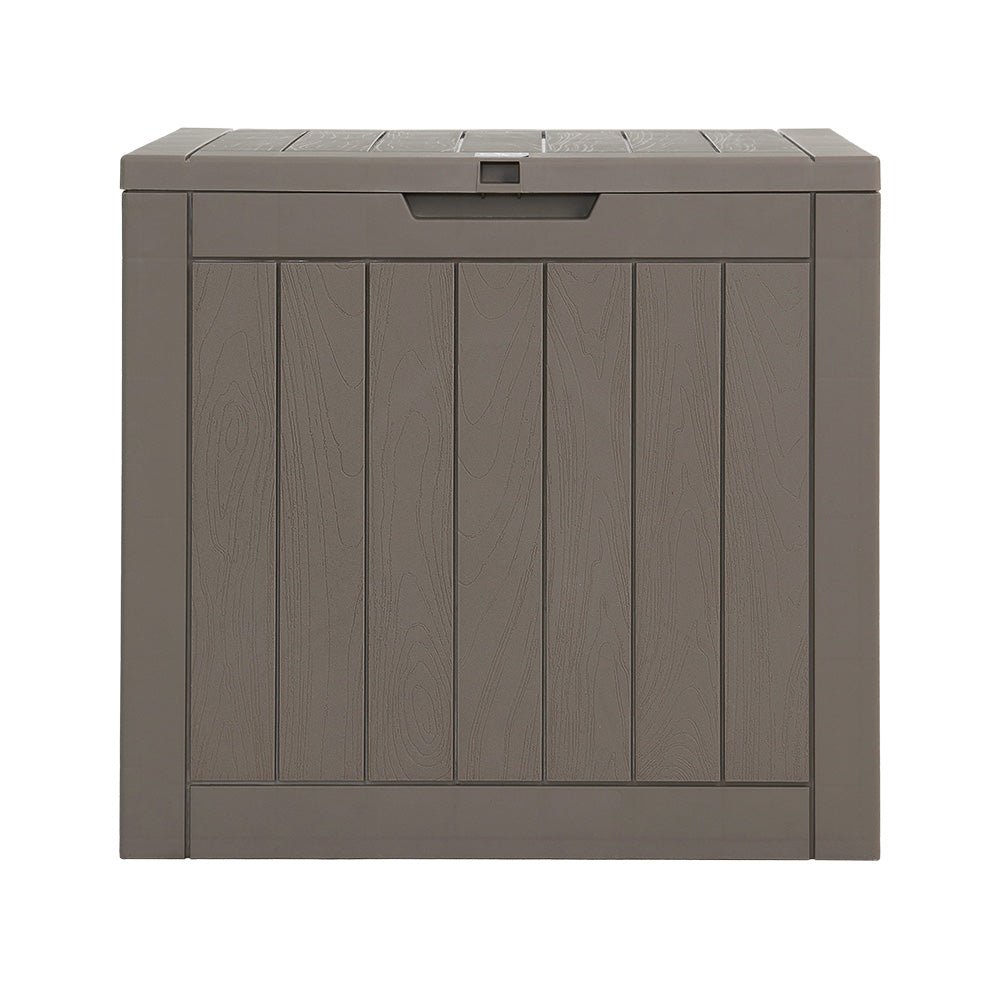 Outdoor Storage Box 118L Grey-3