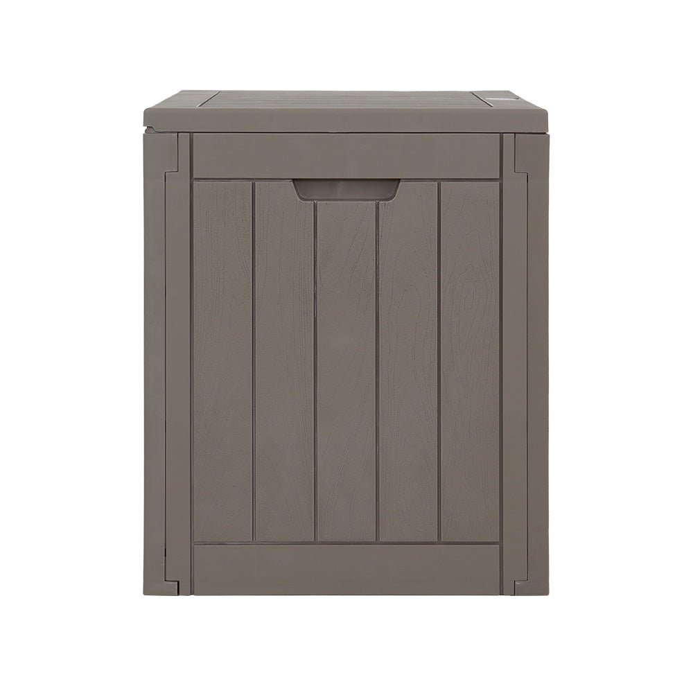 Outdoor Storage Box 118L Grey-4