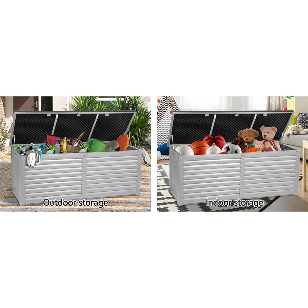 Outdoor Storage Box Bench Seat 390L-4