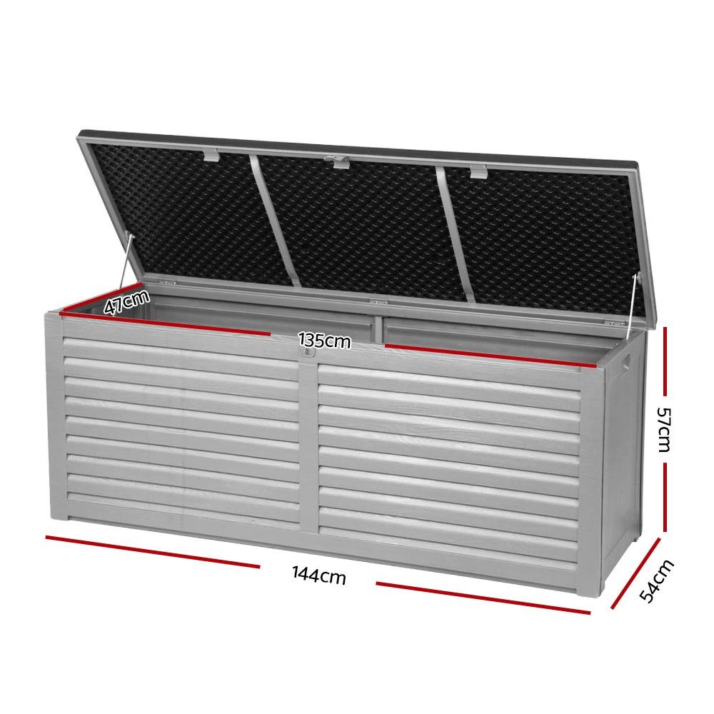 Outdoor Storage Box Bench Seat 390L-1