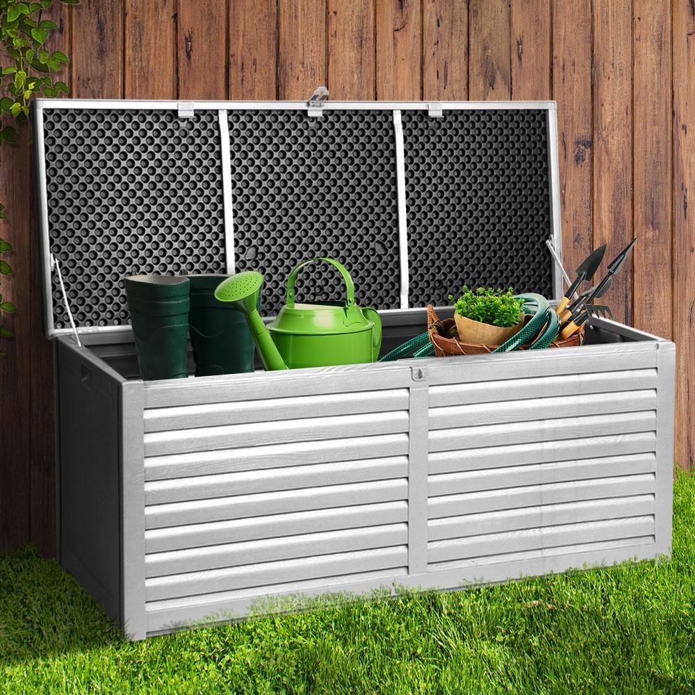 Outdoor Storage Box Bench Seat 390L-7