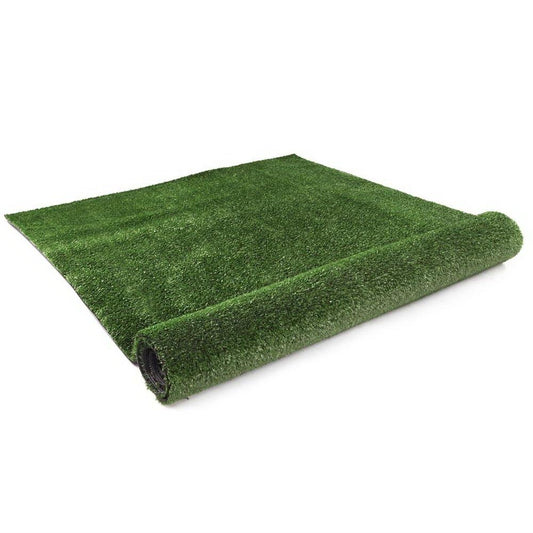 Primeturf Synthetic 10mm 1.9mx5m 9.5sqm Artificial Grass Fake Turf Olive Plants Plastic Lawn-0
