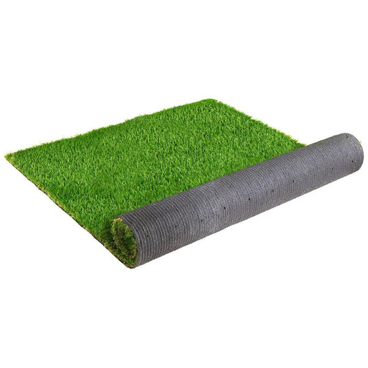Primeturf Synthetic 20mm 0.95mx10m 9.5sqm Artificial Grass Fake Turf 4-coloured Plants Plastic Lawn-0