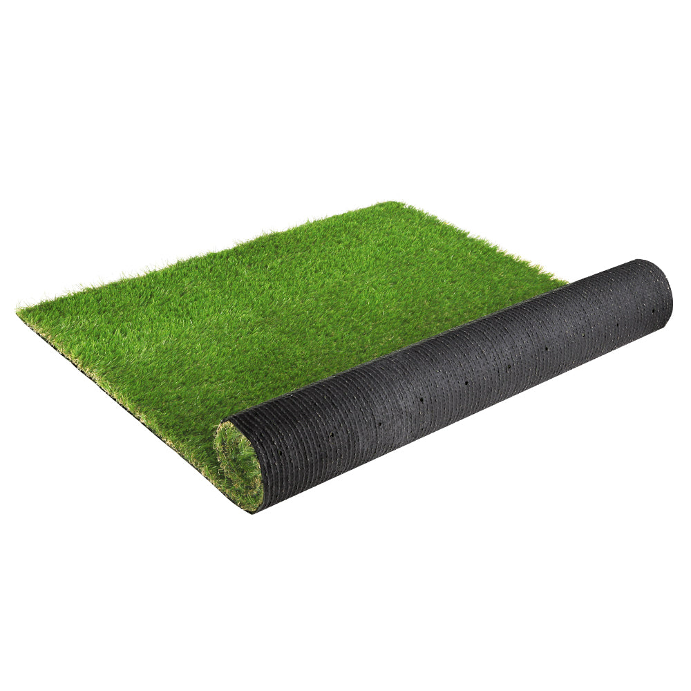 Primeturf Synthetic 20mm 0.95mx10m 9.5sqm Artificial Grass Fake Turf 4-coloured Plants Plastic Lawn-0