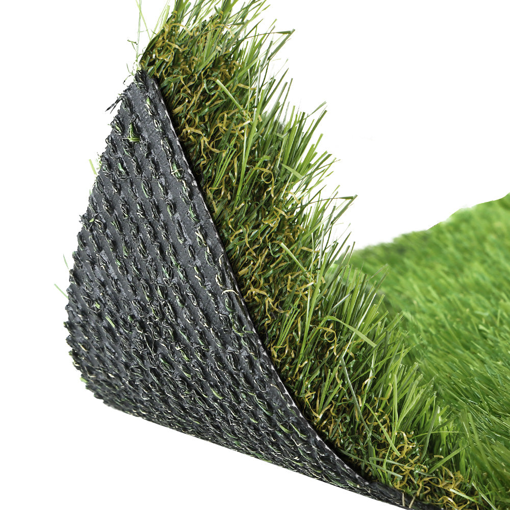 Primeturf Synthetic 20mm 0.95mx10m 9.5sqm Artificial Grass Fake Turf 4-coloured Plants Plastic Lawn-3