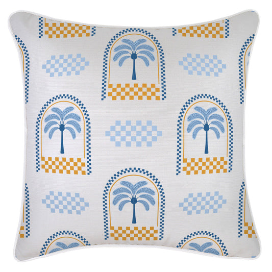 Cushion Cover-With Piping-Marrakech White-45cm x 45cm-0