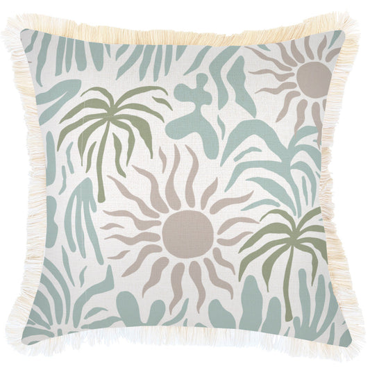 Cushion Cover-Coastal Fringe-Soleil-45cm x 45cm-0