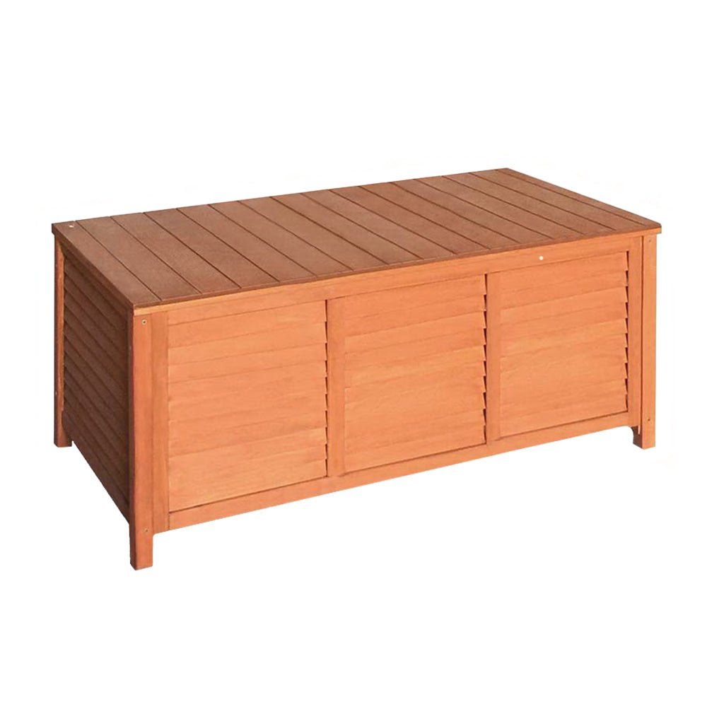 Outoor Fir Wooden Storage Bench-4