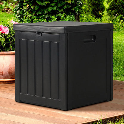 80L Outdoor Storage Box Waterproof Container Indoor Garden Toy Tool Shed-7