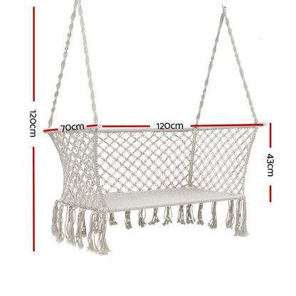 Cream Hammock Chair-6