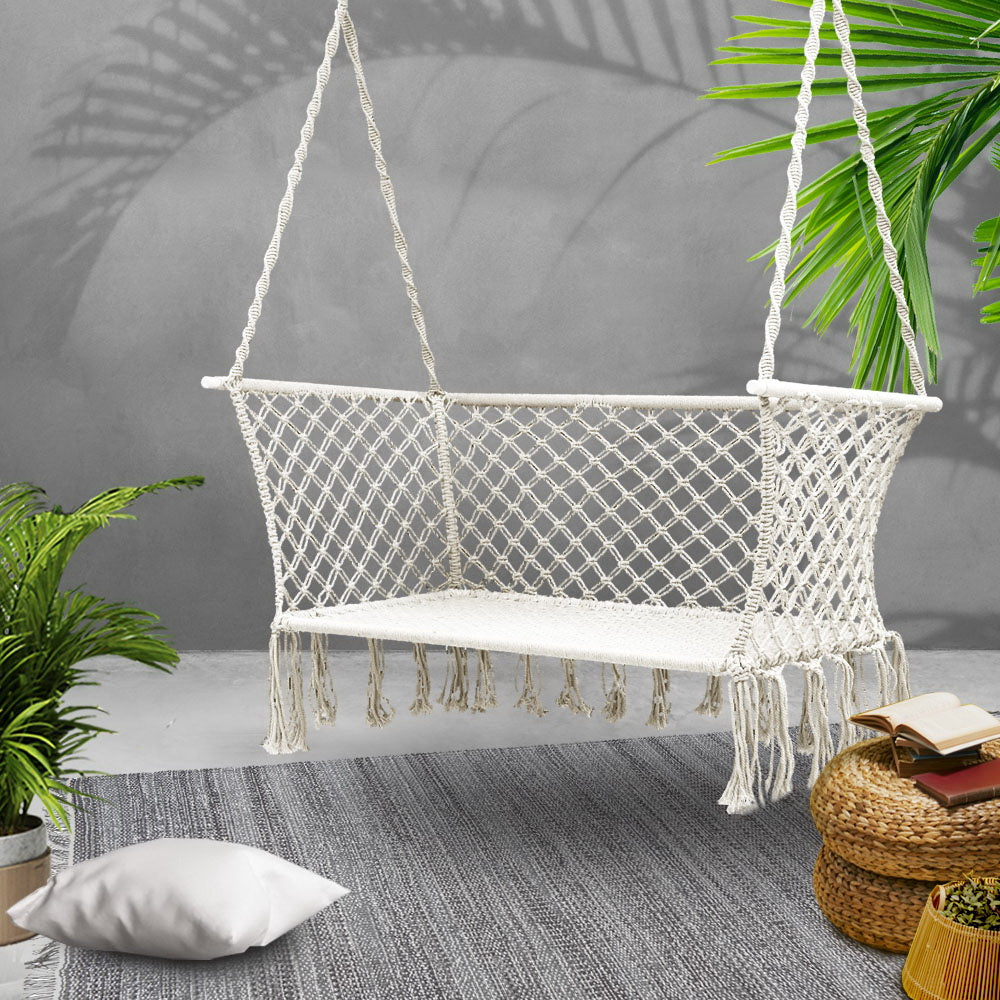 Cream Hammock Chair-0