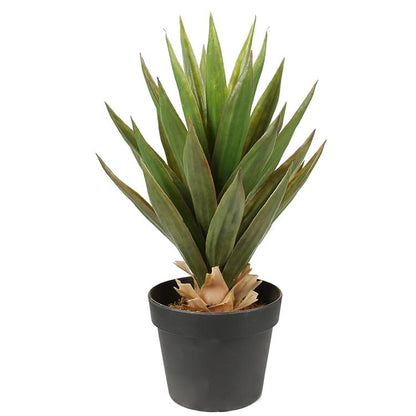 Artificial Dense Potted Aloe Vera Plant 50 cm-0