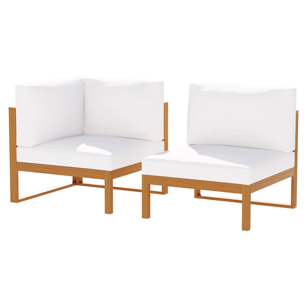 Iluka 5 Piece Acacia Wood Outdoor Sofa Set-3