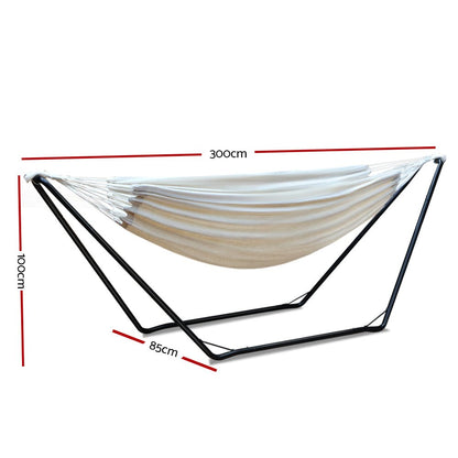 Hammock Bed with Steel Frame Stand-1