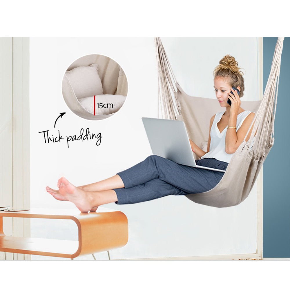 Hammock Swing Chair - Cream-5