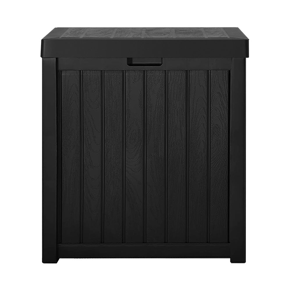 Outdoor Storage Box 195L Black-3