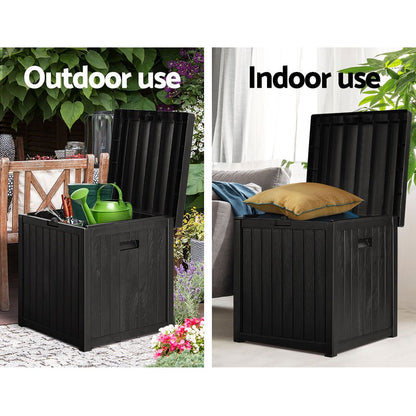 Outdoor Storage Box 195L Black-7