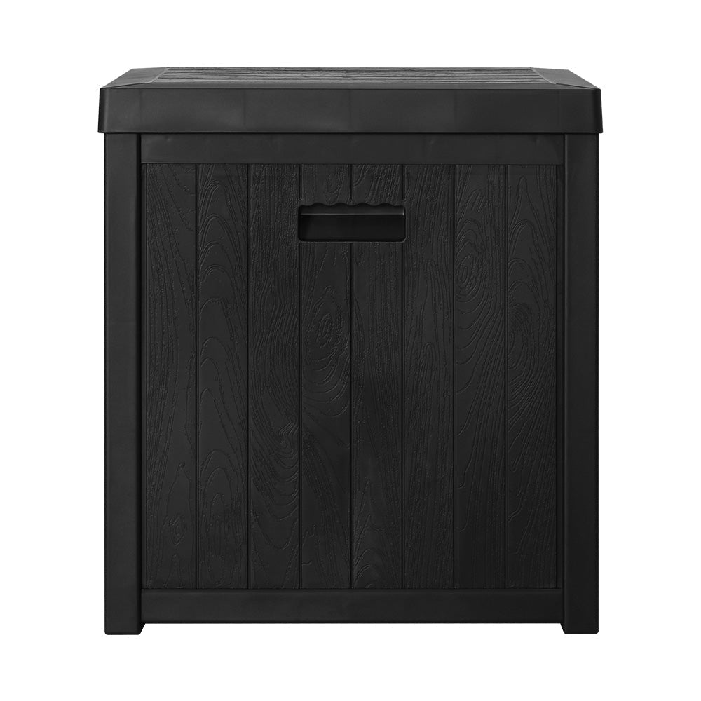 Outdoor Storage Box 195L Black-4