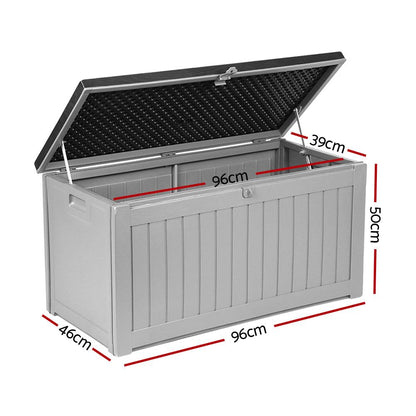 Outdoor Storage Box Bench Seat 190L-1