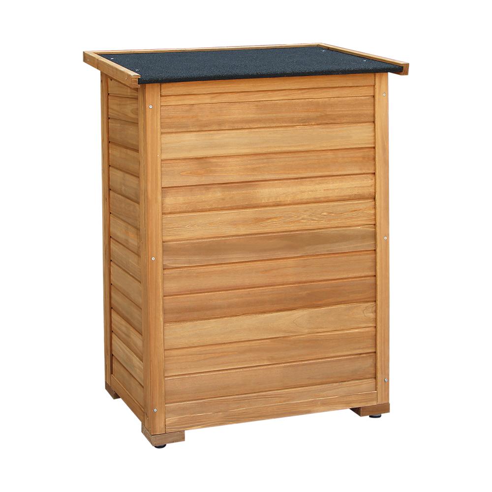 Portable Wooden Garden Storage Cabinet-3