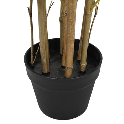 Twiggy Japanese Natural Bamboo Trunk (Real Touch Leaves) 90cm-1